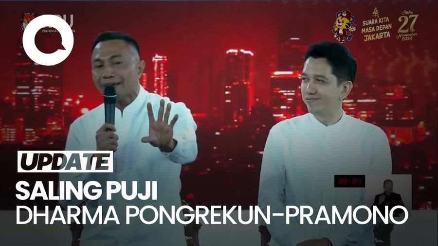 Video Momen Dharma Pongrekun Doakan Pramono Jadi Presiden RI