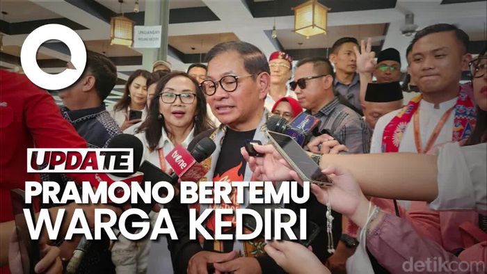 Video: Pramono Silaturahmi dengan Warga Kediri Jelang Debat