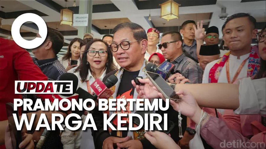 Video: Pramono Silaturahmi dengan Warga Kediri Jelang Debat