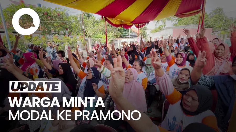 Video: Momen Emak-emak di Jakbar Minta Modal Jualan Nasi Uduk ke Pramono
