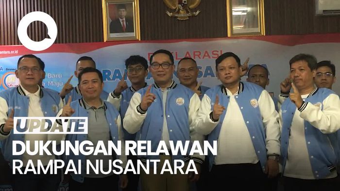 Video: Didukung Relawan Rampai Nusantara, RK Harap RIDO Semakin Kuat
