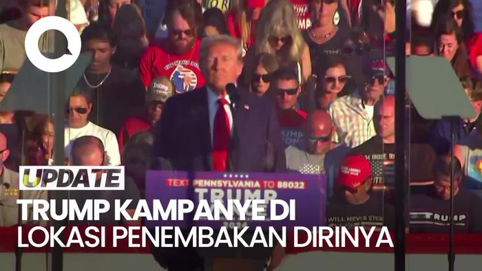 Video: Sniper-Kaca Antipeluru Jaga Donald Trump yang Kembali ke Butler