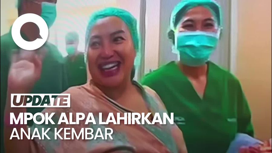 Video: Kabar Bahagia! Bayi Kembar Mpok Alpa Telah Lahir