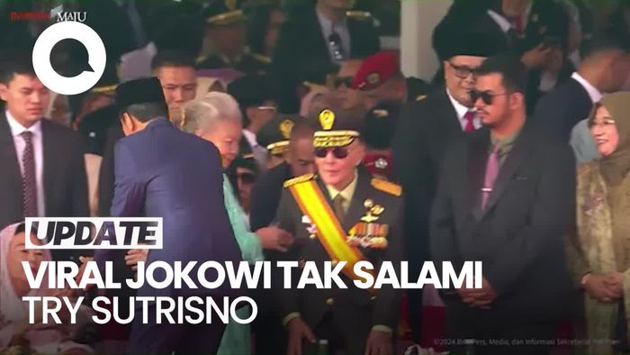 Video Viral Jokowi Tak Salami Try Sutrisno, Istana Beri Penjelasan