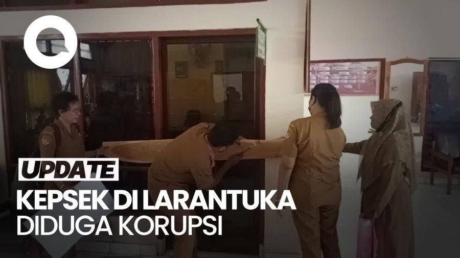 Video Guru Segel Ruang Kepsek SMKN 1 Larantuka Buntut Dugaan Korupsi
