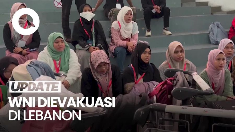 Video: Dievakuasi, WNI dari Lebanon Tiba di Tanah Air