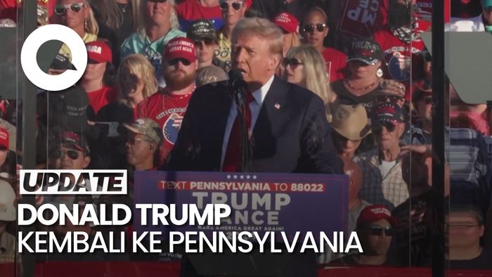 Video: Kata-kata Trump Setelah Kampanye Lagi di TKP Penembakan Dirinya