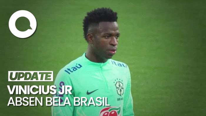 Video Vinicius Jr Absen Bela Brasil Gegera Cedera Leher, Ini Penggantinya