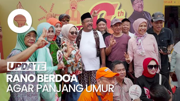 Video Rano Karno Rayakan Ulang Tahun ke-64: Nggak Ada Doa Khusus Pilgub