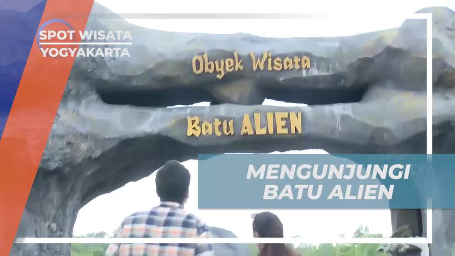 Mengunjungi Batu Alien di Kaki Gunung Merapi, Yogyakarta