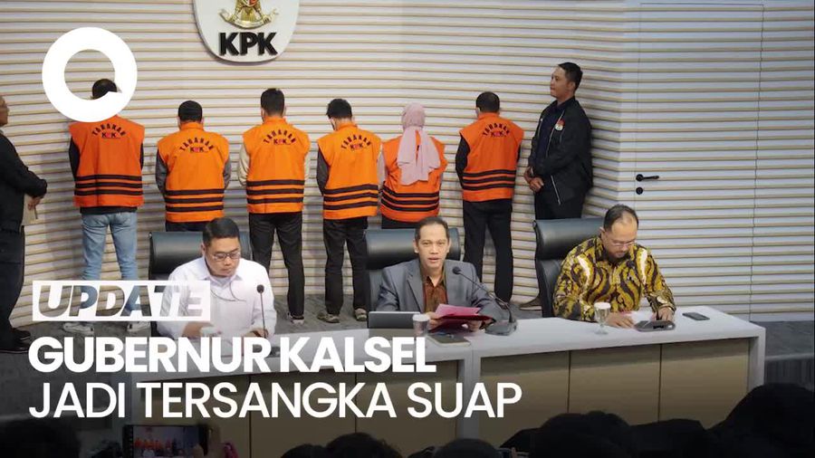 Video: Gubernur Kalsel Sahbirin Noor Jadi Tersangka Suap Proyek