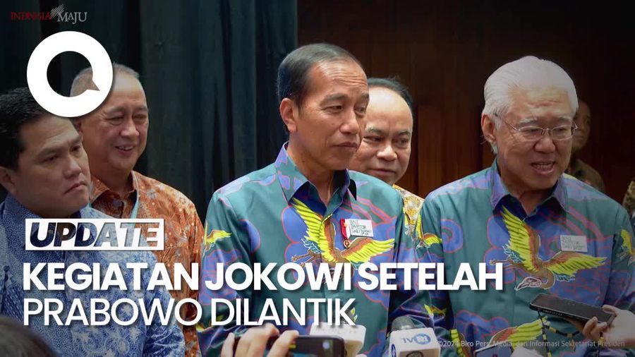 Video Pernyataan Jokowi: Tanggal 20 Oktober Sore Saya Pulang ke Solo, Tidur