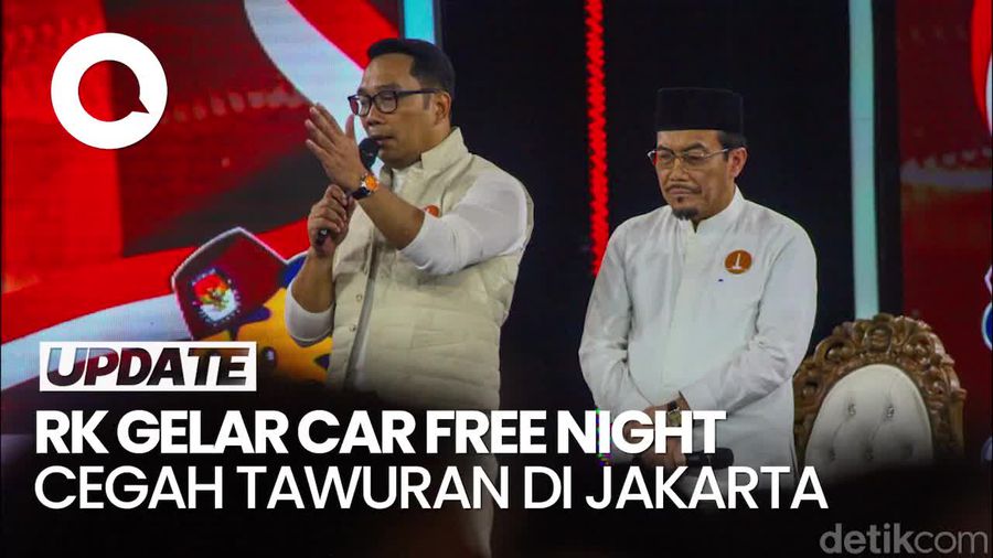 Video Strategi Cegah Tawuran, RK: Ada Car Free Night Sebulan Sekali