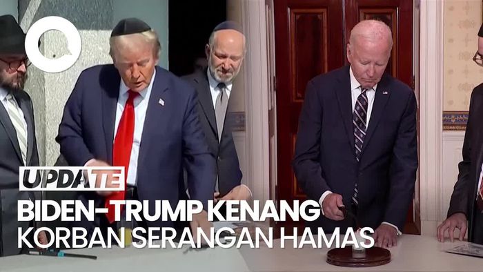 Video: Cara Joe Biden-Donald Trump Kenang Korban Serangan 7 Oktober