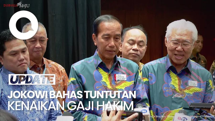 Video Jokowi Tanggapi Tuntutan Kenaikan Gaji Hakim: Masih Dikaji