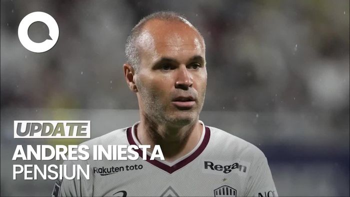 Video: Eks Bintang Barcelona Andres Iniesta Umumkan Pensiun
