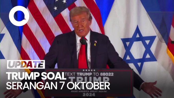 Video Trump: Pada 7 Oktober Seolah-olah Gerbang Neraka Terbuka!