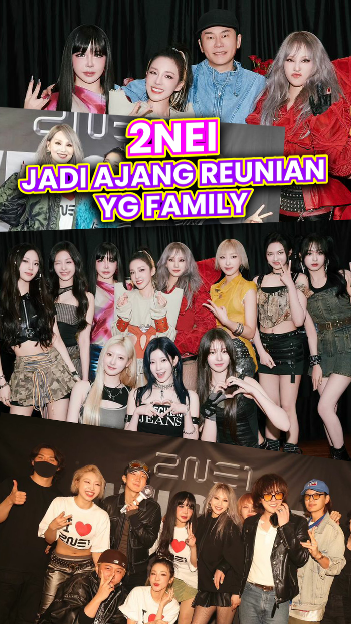 Video: Potret Bahagia Reuni YG Family di Konser 2NE1