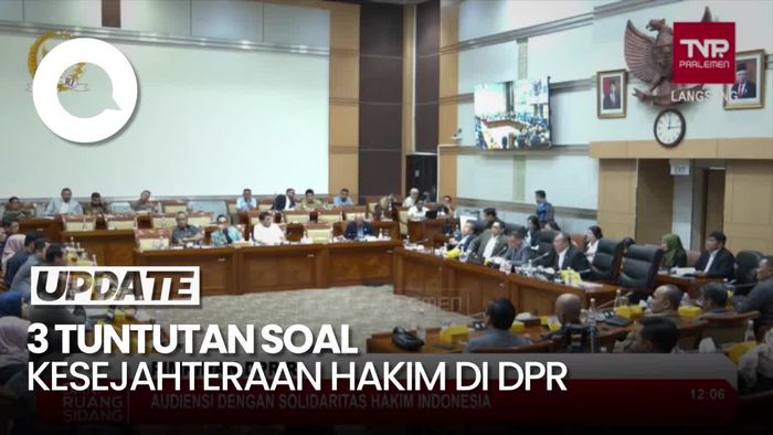 Video Tuntutan Hakim di Hadapan DPR: Gaji Naik 142% hingga Revisi PP 94/2012