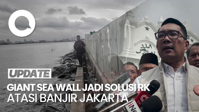 Video: RK Sebut Giant Sea Wall Akan Jadi Solusi Permanen Banjir Jakarta