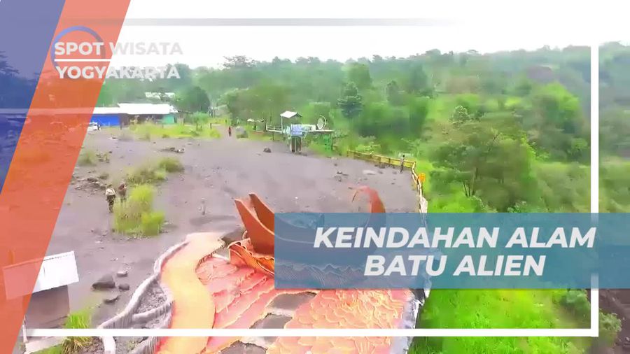 Menikmati Keindahan Alam Batu Alien, Yogyakarta