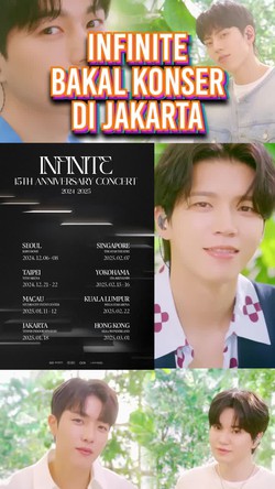 Video: INFINITE Bakal Mampir ke Jakarta untuk Konser Anniversary ke-15