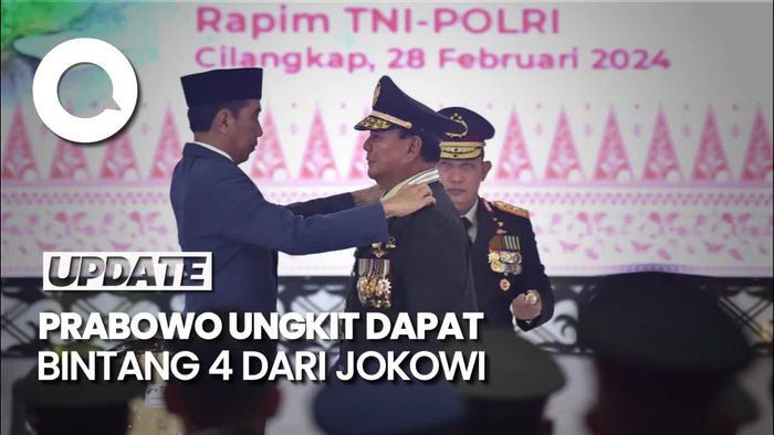 Video Cerita Prabowo Bercita-cita Jadi Jenderal, Ungkit Bintang 4 dari Jokowi