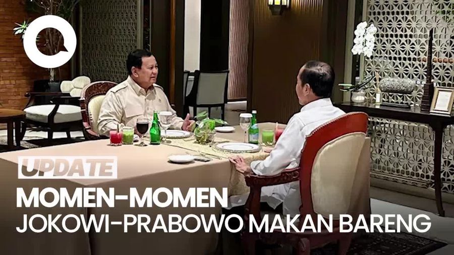Video Jokowi-Prabowo Makan Bareng: Dari Ngobrolin Bakso hingga Negara
