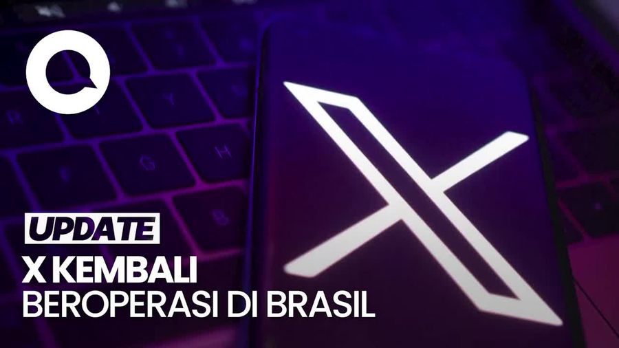 Video: Lampu Hijau untuk X Bisa Beroperasi Lagi di Brasil