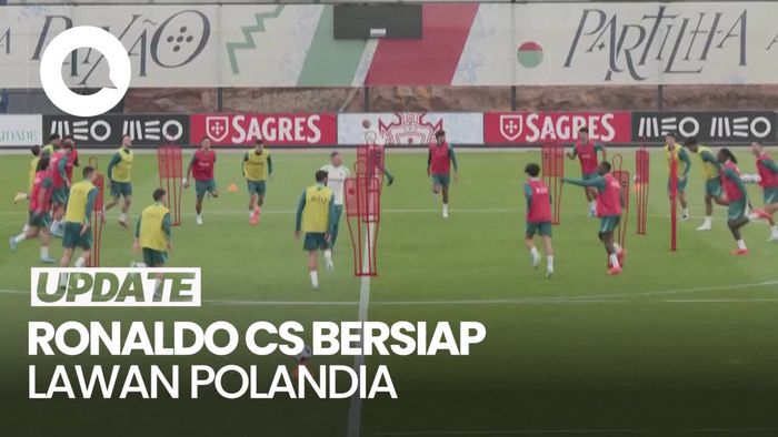 Video Ronaldo Cs Bersiap Lawan Polandia, Portugal Dinanti Laga Sulit