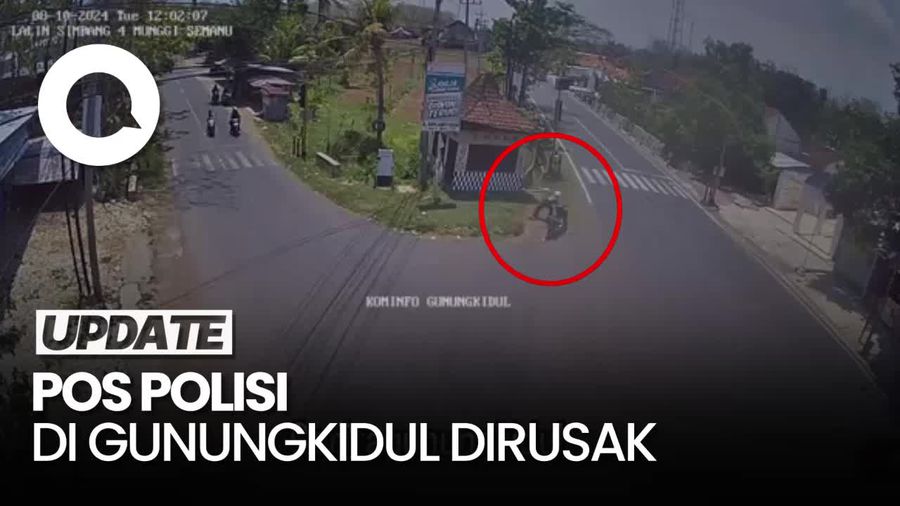 Video: Pos Polisi di Gunungkidul Dirusak, Pelaku Diduga ODGJ