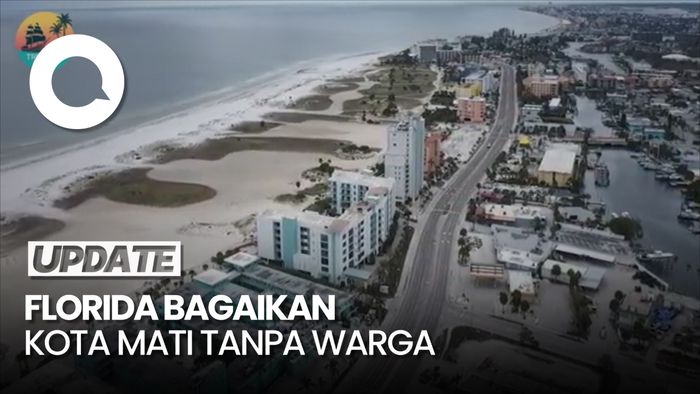 Video: Penampakan Florida Sepi Ditinggal Warganya Imbas Topan Milton