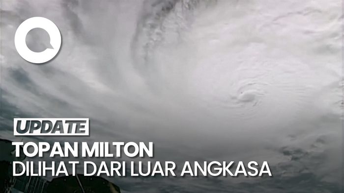 Video: Penampakan Topan Raksasa Milton Dilihat dari Luar Angkasa