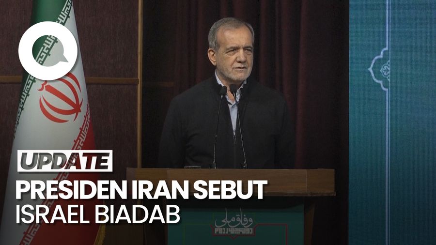 Video: Presiden Iran Sebut Israel Biadab, Singgung Eropa-AS