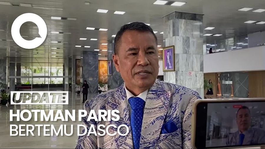 Video Hotman Paris Temui Dasco di DPR, Ini yang Dibahas