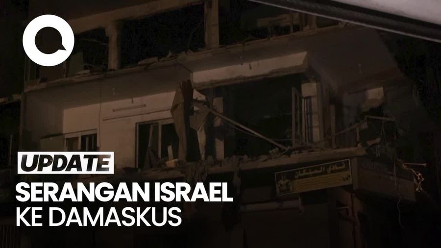 Video: Israel Serang Damaskus Suriah, 7 Warga Sipil Tewas