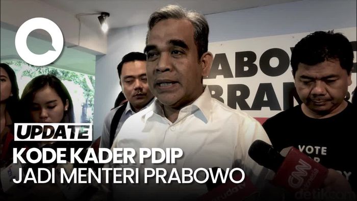 Video: Gerindra soal Kader PDIP Jadi Menteri Prabowo: Insyaallah Ada