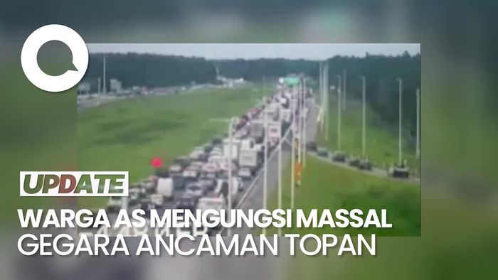 Video: Warga AS Berbondong-bondong Mengungsi Gegara Topan Bilton