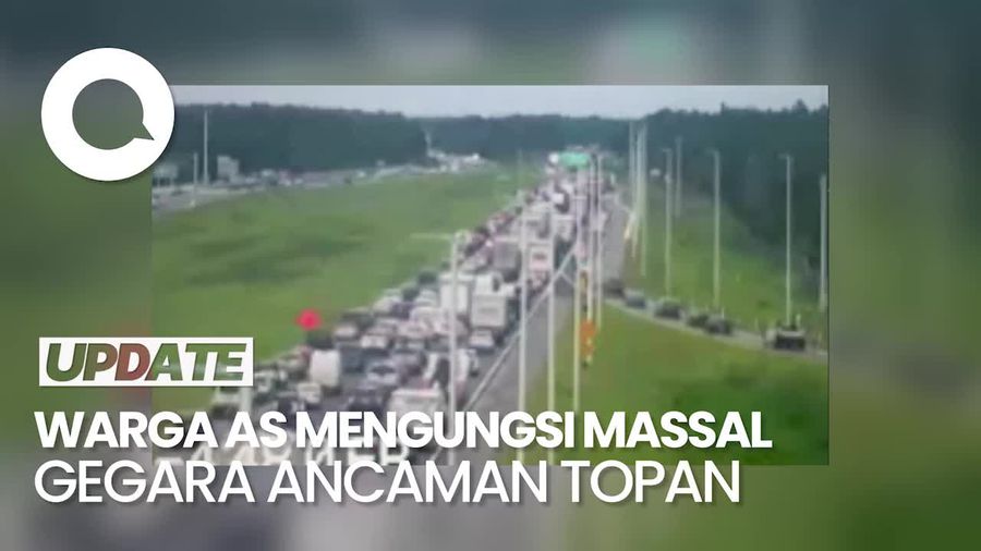 Video: Warga AS Berbondong-bondong Mengungsi Gegara Topan Bilton