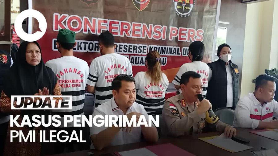 Video: Tampang 5 Pelaku Pengiriman PMI Ilegal ke Malaysia