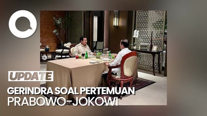 Video Gerindra Soal Pertemuan Prabowo-Jokowi: Tukar Informasi-Bicara Transisi