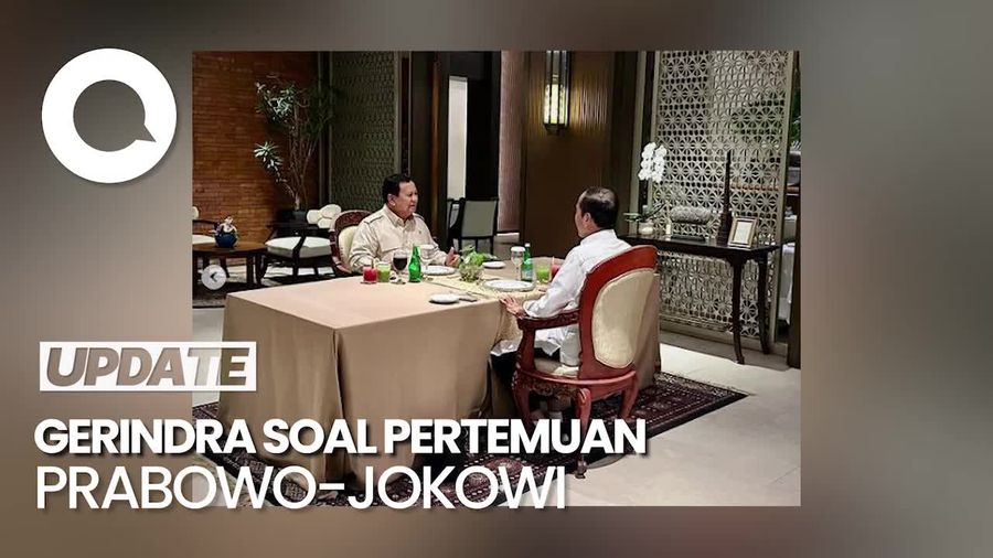 Video Gerindra Soal Pertemuan Prabowo-Jokowi: Tukar Informasi-Bicara Transisi