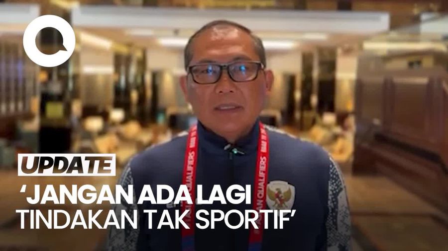 Video Manajer Timnas Indonesia Minta Suporter Bahrain Tak Main Laser di Stadion