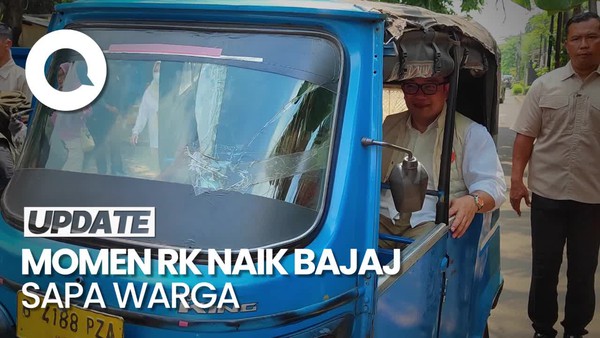 Video RK Naik Bajaj, Cek Kesehatan Gratis dan Sapa Warga Jakbar