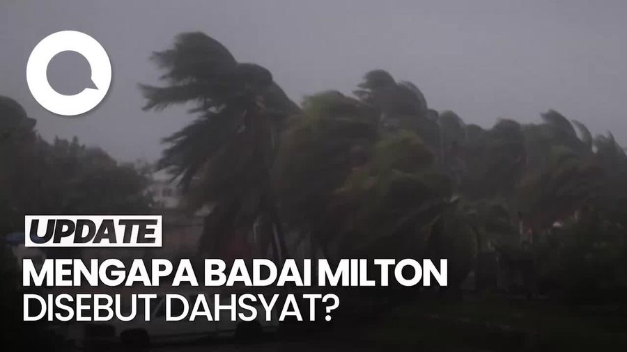 Video: Alasan Badai Milton di Florida Berkekuatan Dahsyat dan Tak Biasa