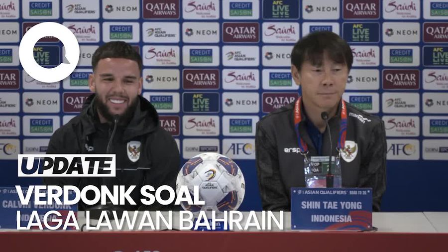 Video Verdonk soal Timnas Indonesia Lawan Bahrain: Main Kompak dan Agresif
