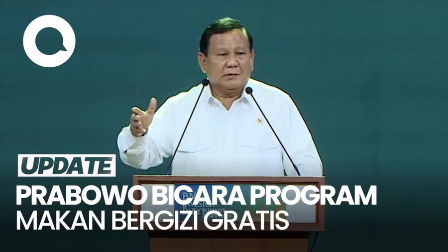 Video: Prabowo Bersyukur Makan Bergizi Gratis Sudah Diuji Coba