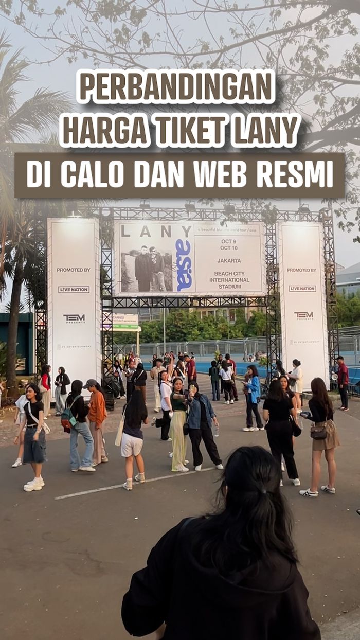 Video: Calo Bertebaran di Venue Konser LANY