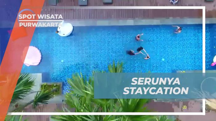 Serunya Berenang di Kolam Hotel saat Staycation di Purwakarta