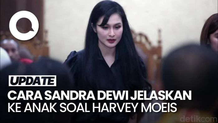 Video Sandra Dewi Menangis di Sidang: Saya Bilang ke Anak, Papa Lagi Wamil